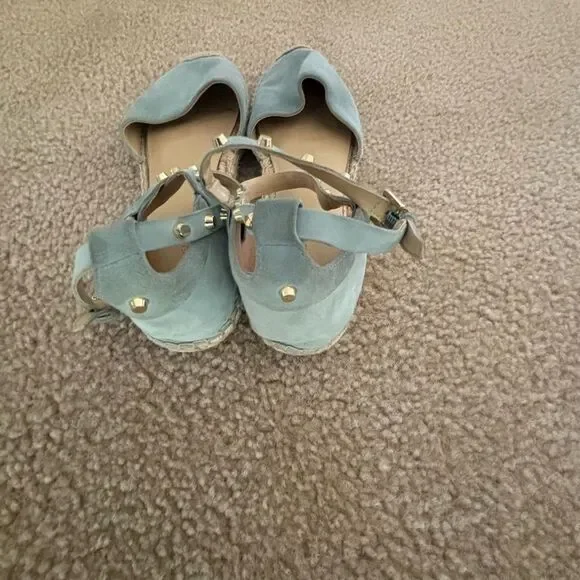 👡 Mark Fisher MACI Espadrilles | Sky Blue | Jute Sole | Summer-Ready - Picture 2 of 4